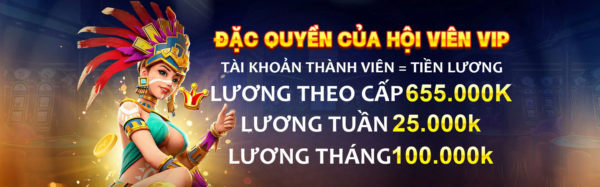 Banner kêu gọi hành động đăng nhập v868